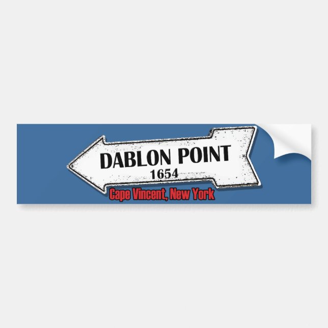 Autocollant de point de Dablon (Devant)