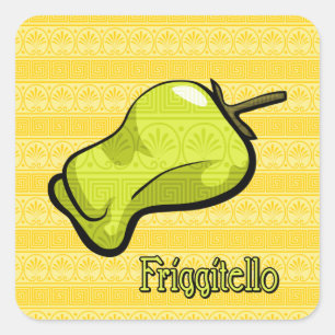 Autocollant de poivre Friggitello Chili