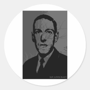Autocollant de portrait HP Lovecraft