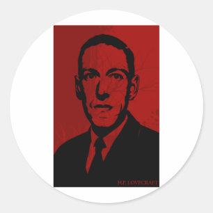 Autocollant de portrait HP Lovecraft