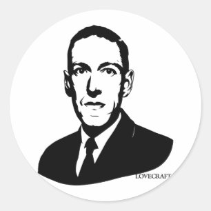 Autocollant de portrait HP Lovecraft