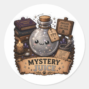 Autocollant de potion de fantaisie drôle de jus my