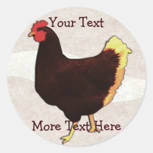 Autocollant de poulet