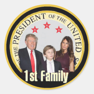 Autocollant de première famille TRUMP