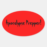 Autocollant de préparation Apocalypse