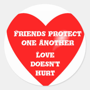 Autocollant de Protection_ d'amis