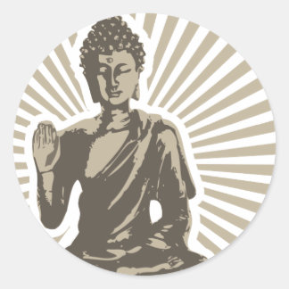 Autocollant de rayons Bouddha