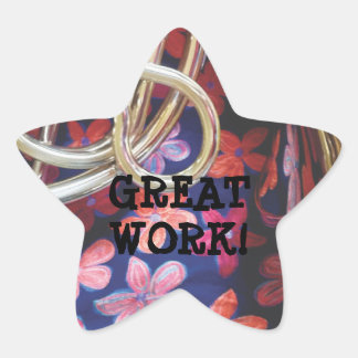 Autocollant de récompense de la Corne française