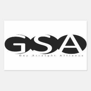 Autocollant de rectangle d'APSU GSA