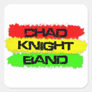 Autocollant de reggae de bande de chevalier du