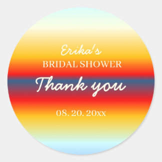 Autocollant de remerciement lumineux pour mariage