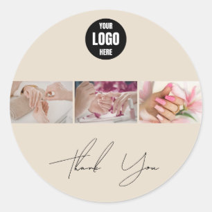 Autocollant de remerciement Neutral Nail Tech