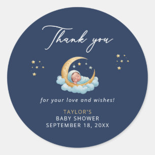 Autocollant de remerciement pour Baby Shower Céles