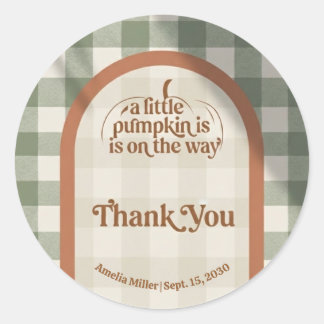 Autocollant de remerciement pour Baby Shower Petit