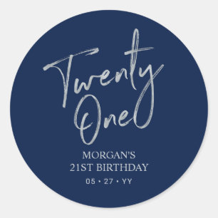 Autocollant de remerciement pour fête d'anniversai