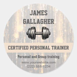 Autocollant de remerciement pour salle de sport mo