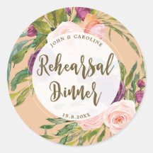 autocollant de répétition fleurie rose verdure