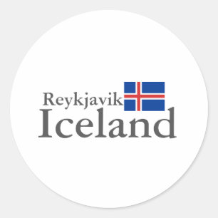 Autocollant de Reykjavik, Islande