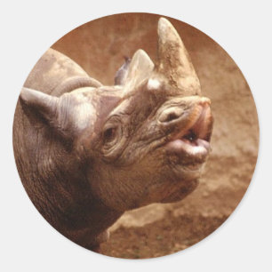 Autocollant de rhinocéros