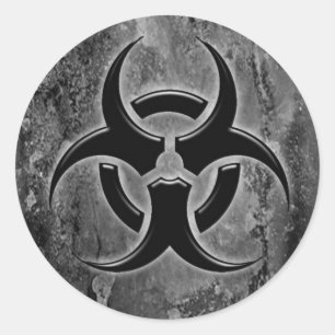 Autocollant de risque biologique
