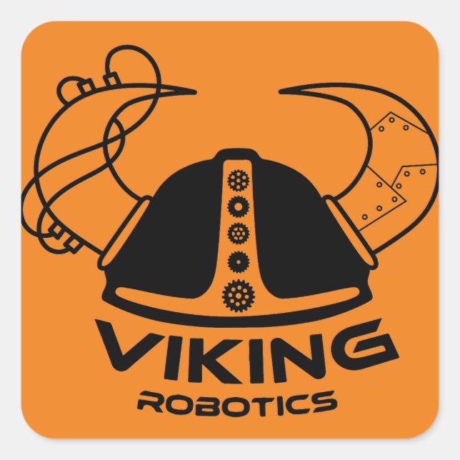Autocollant de robotique JHS Viking (Devant)