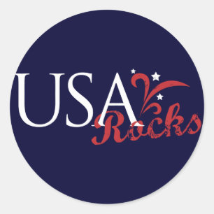 Autocollant de roches des Etats-Unis