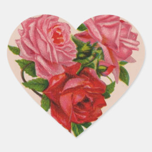Autocollant de roses de Valentine