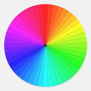 autocollant de roue de couleur