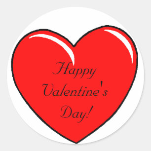 Autocollant de Saint-Valentin