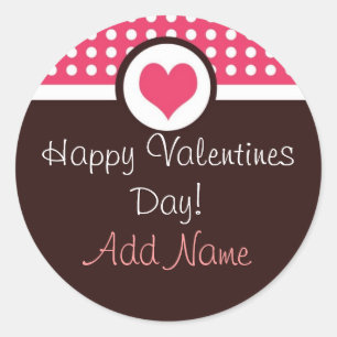 Autocollant de Saint-Valentin personnalisé par