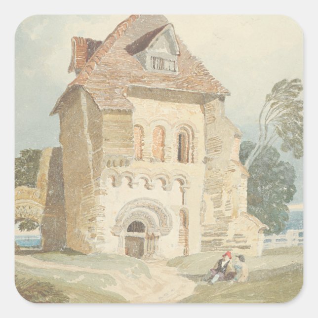 Autocollant de scène rustique (Devant)