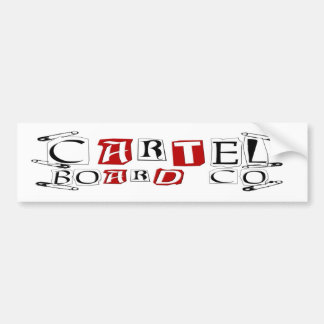 Autocollant de sécurité de cartel