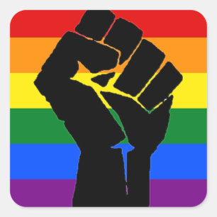 Autocollant de solidarité de LGBT