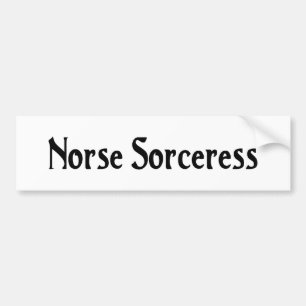Autocollant de sorcière des norses