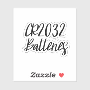 Autocollant de stockage pour batteries CR2032