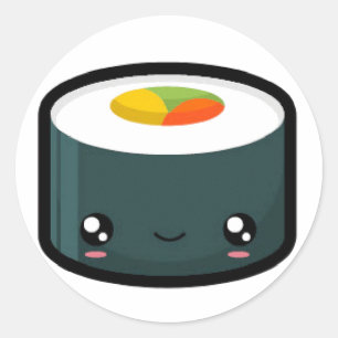 Autocollant de sushi de la Californie