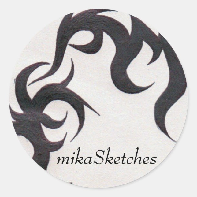 Autocollant de tatouage tribal (Devant)