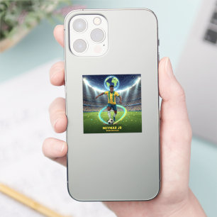 Autocollant de téléphone de légende de football