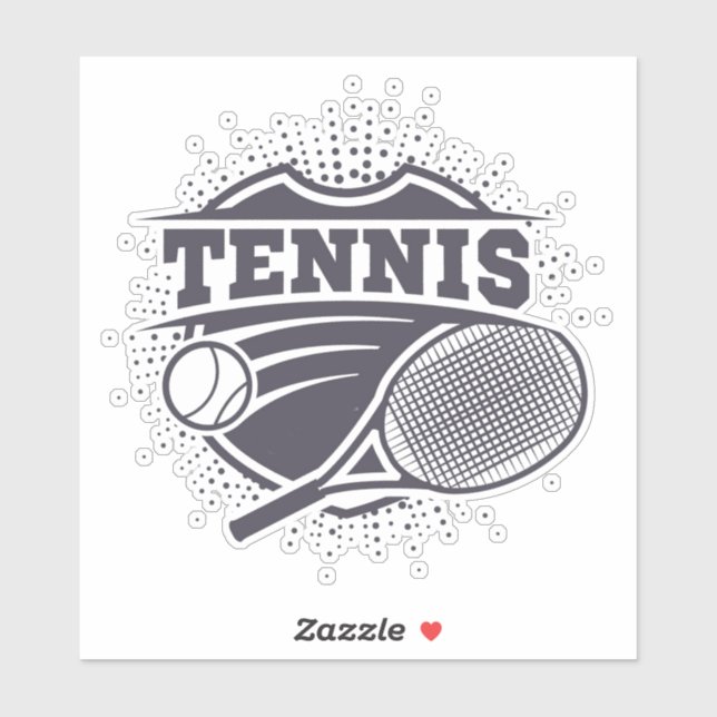 Autocollant de tennis (Feuille)