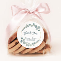 Autocollant de texte personnalisable Eucalyptus aq