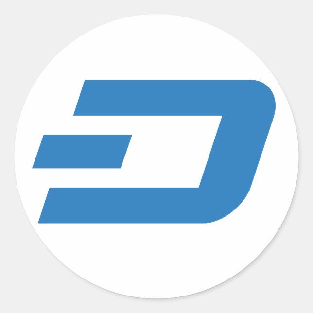 Autocollant de tiret, arrière - plan blanc (Devant)