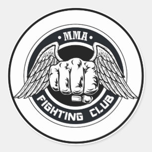 Autocollant de tour classique du club de combat MM