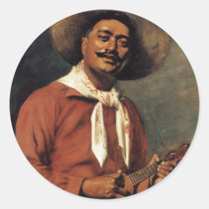 Autocollant "de Troubadour hawaïen" - Hubert Vos