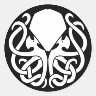 Autocollant de tueur Cthulhu (NOIR) (temps limité 