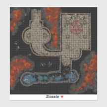 Autocollant de tuile de donjon : Souterrain occult