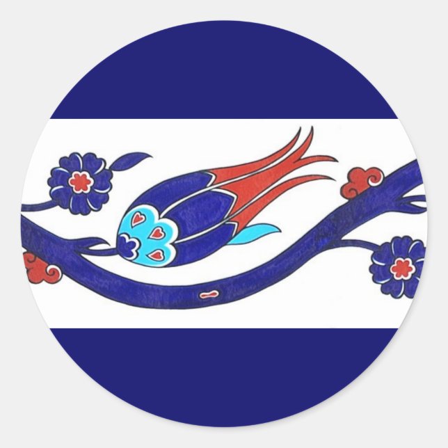 autocollant de tulipe turc (Devant)