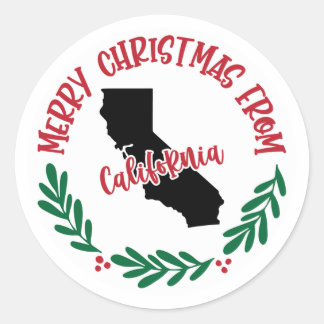 Autocollant de vacances de Californie