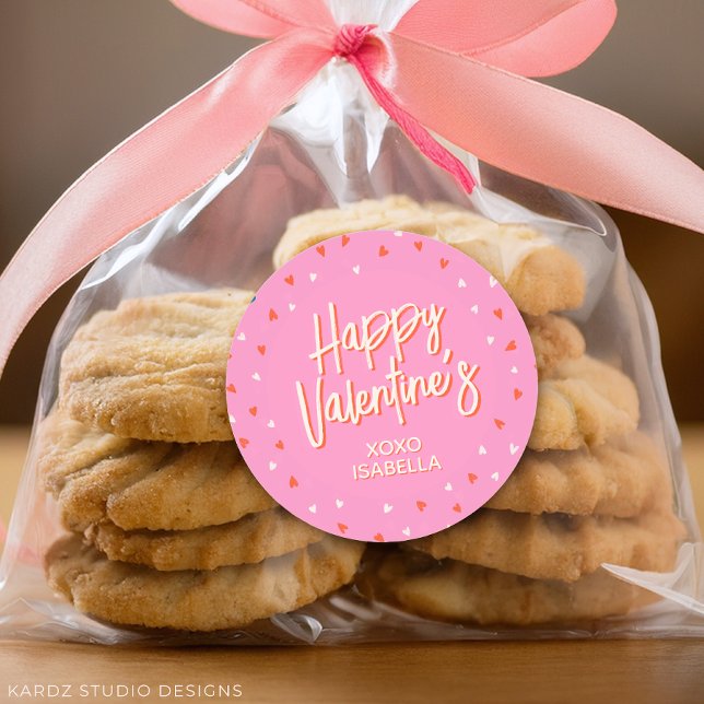 Autocollant de Valentines Cute Personnalisé (Stickers are available in 3 and 1.5 inches, choose your size before checkout.)