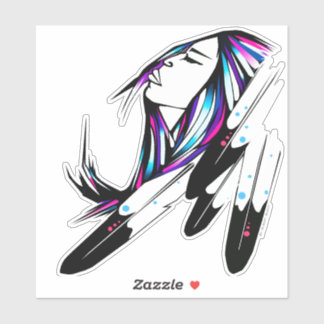 Autocollant de vinyle électrisant