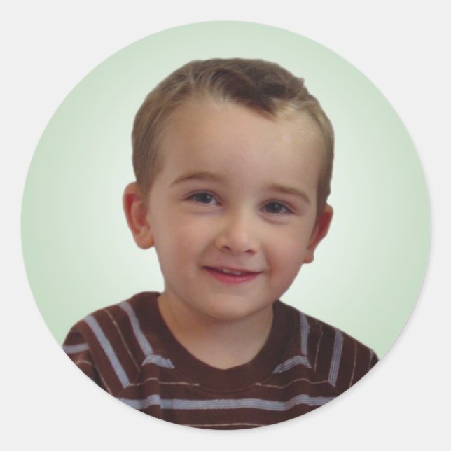 Autocollant de visage de Caleb (Devant)